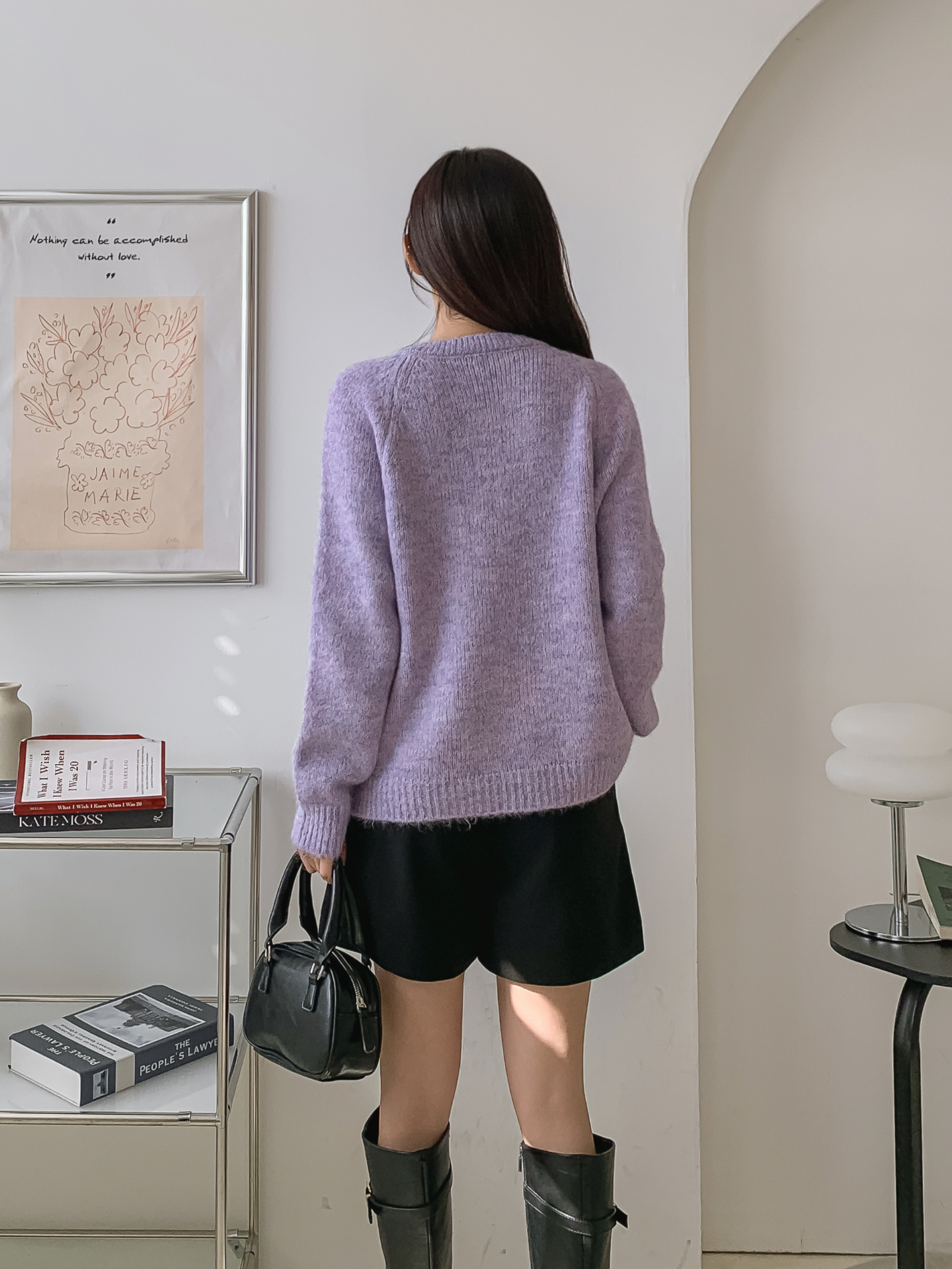 ラウンドネックルーズカーディガン | 詳細画像9