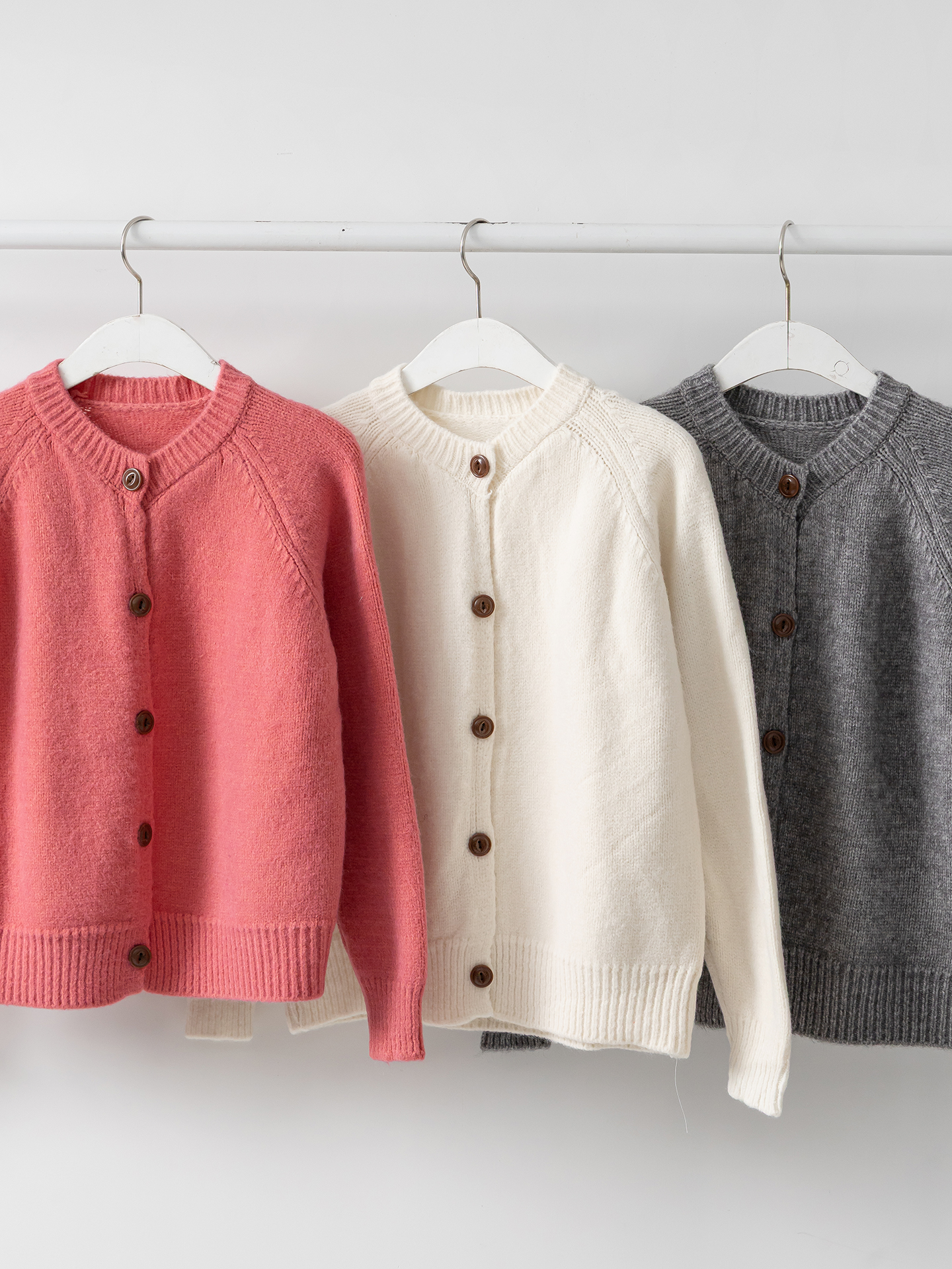 ラウンドネックラインカーディガン | 詳細画像3