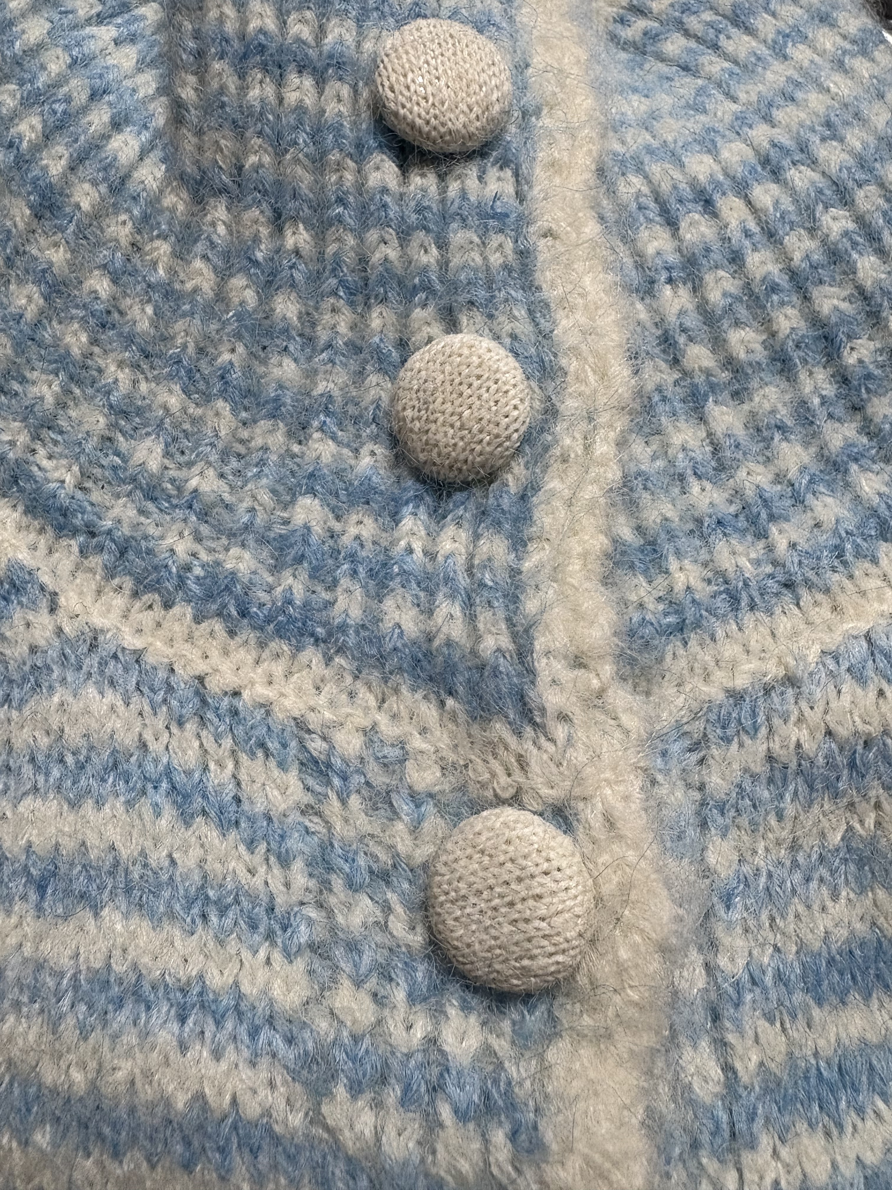 カラーハイネックボーダー配色カーディガン | 詳細画像5