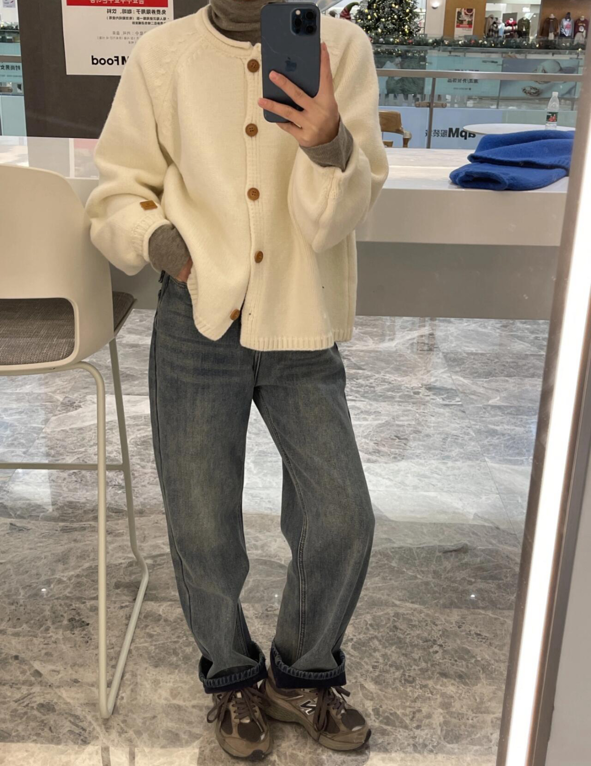 ラウンドネックパッチバルーンカーディガン | 詳細画像6