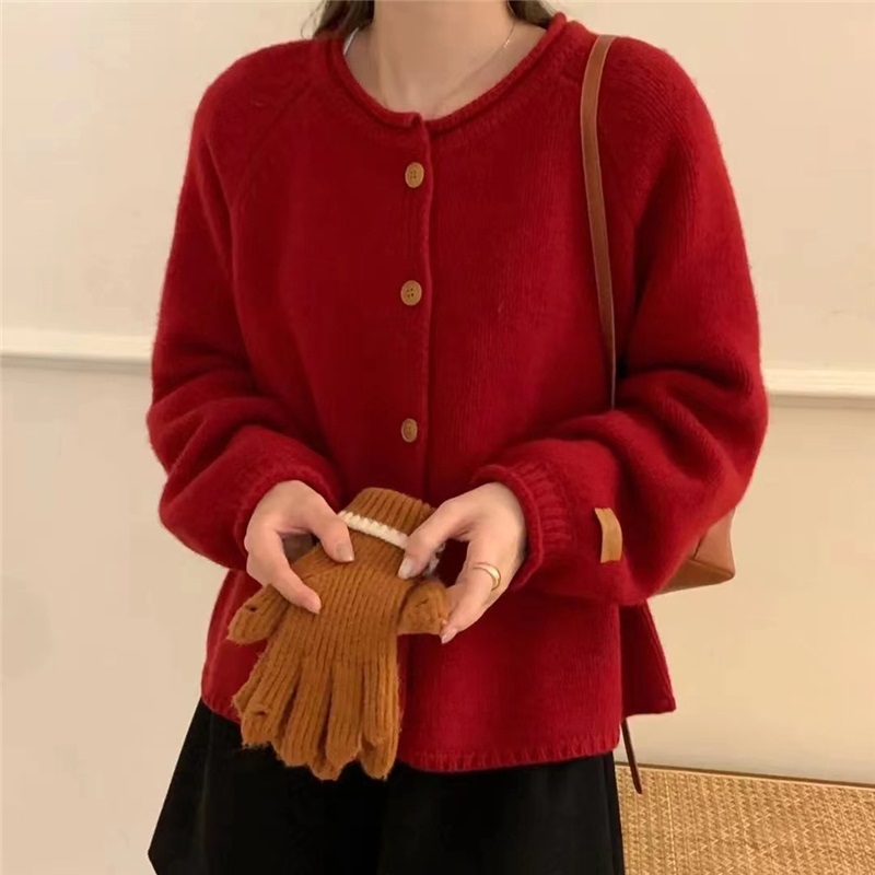 ラウンドネックパッチバルーンカーディガン | 詳細画像7