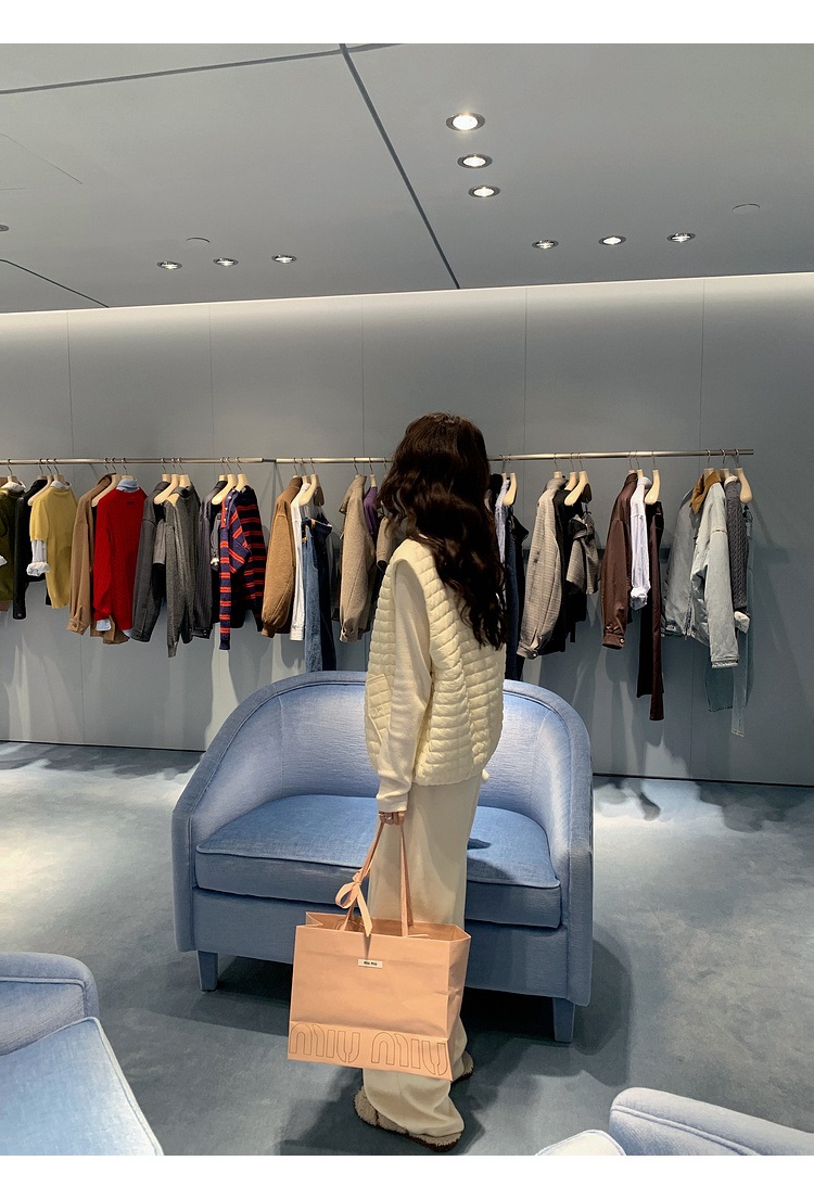 オーバーサイズフラップポケットベスト軽量ダウンジャケット | 詳細画像5