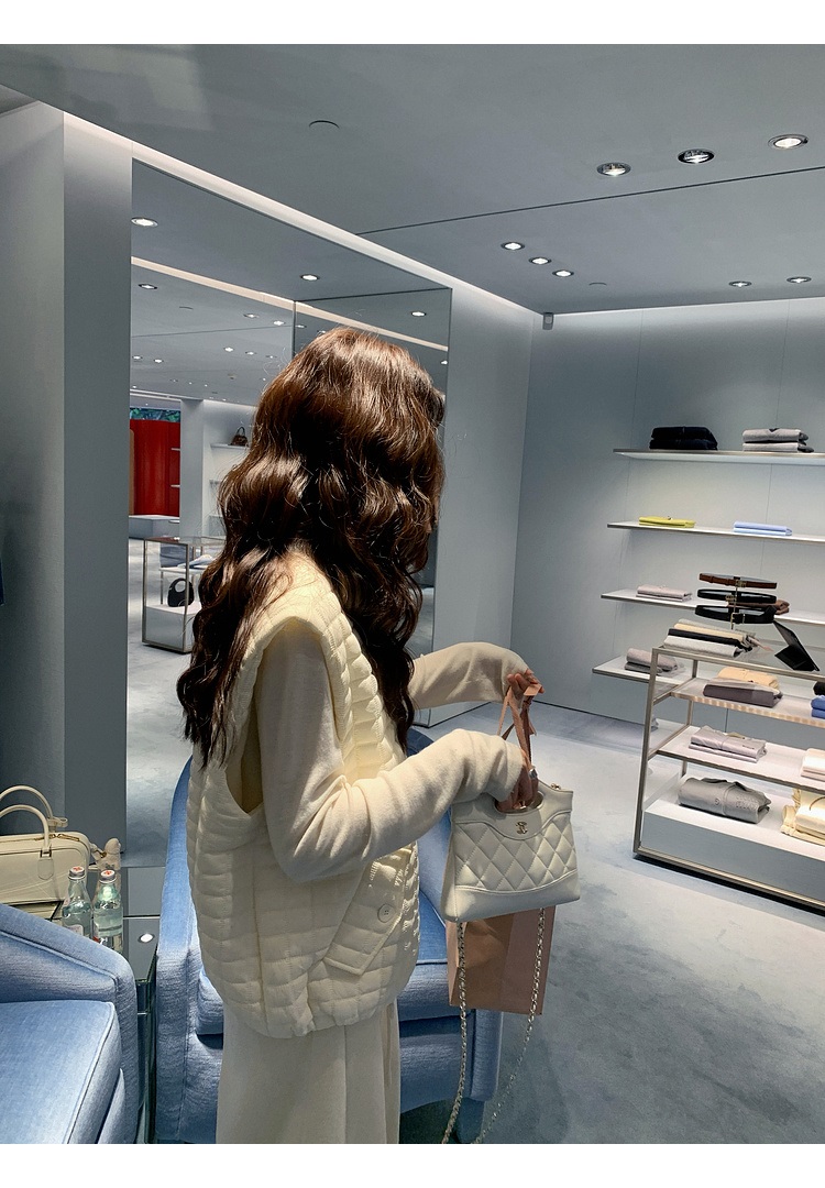 オーバーサイズフラップポケットベスト軽量ダウンジャケット | 詳細画像7