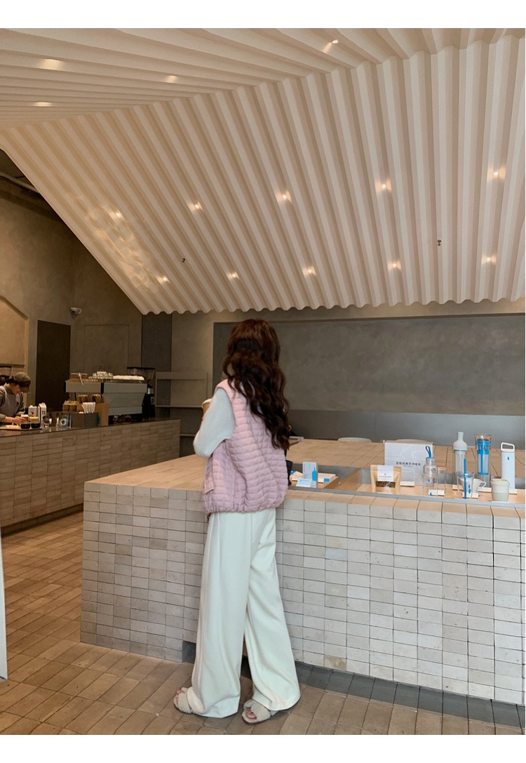 オーバーサイズフラップポケットベスト軽量ダウンジャケット | 詳細画像28