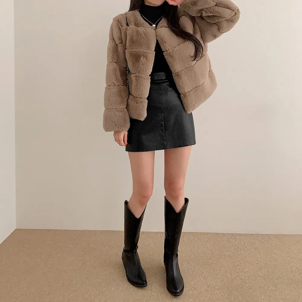 エコファーノーカラージャケット | 詳細画像15