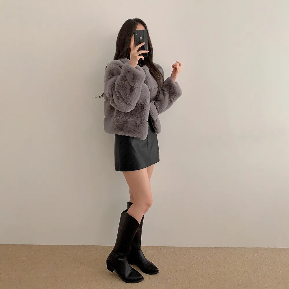 エコファーノーカラージャケット | 詳細画像28