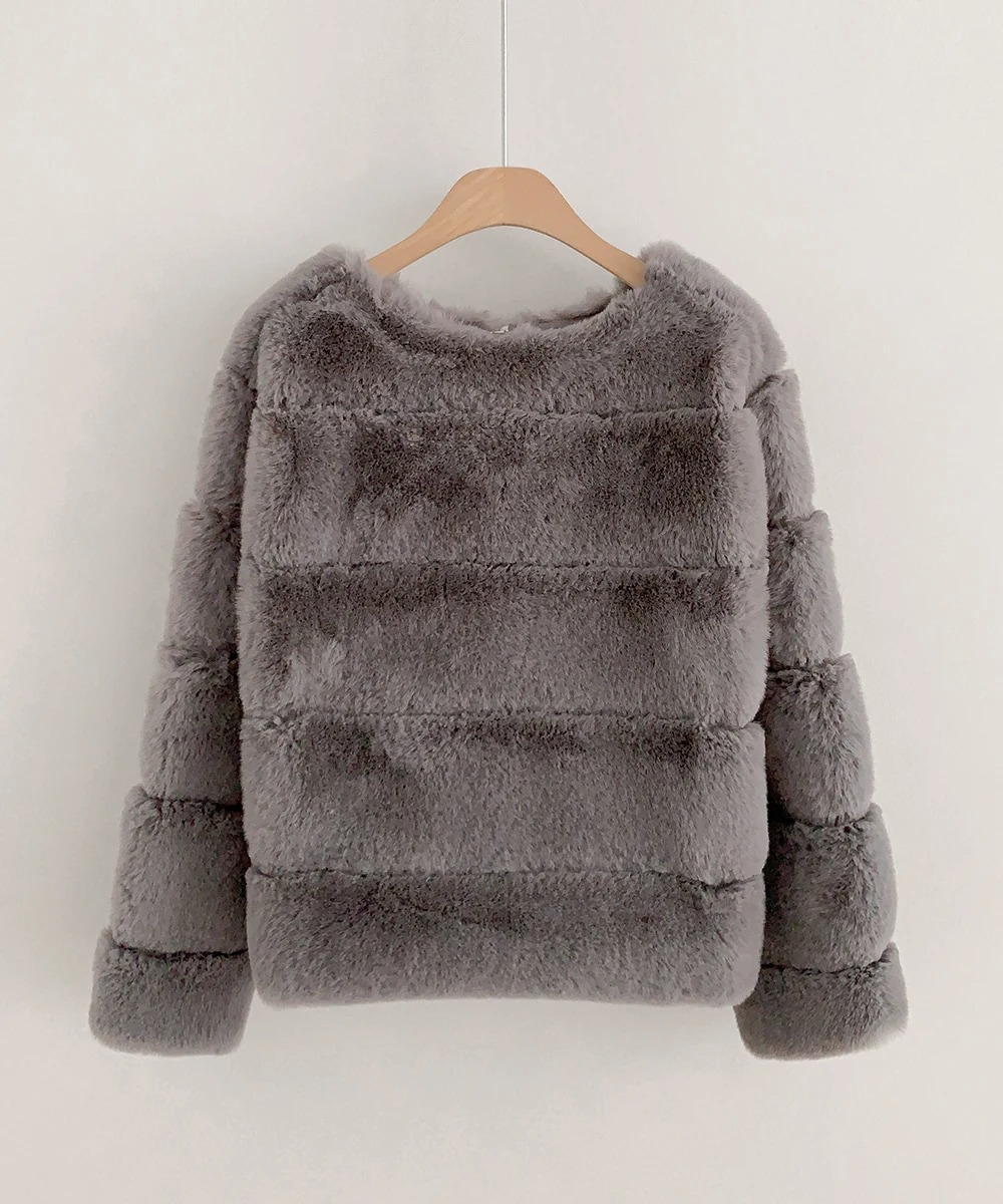 エコファーノーカラージャケット | 詳細画像37