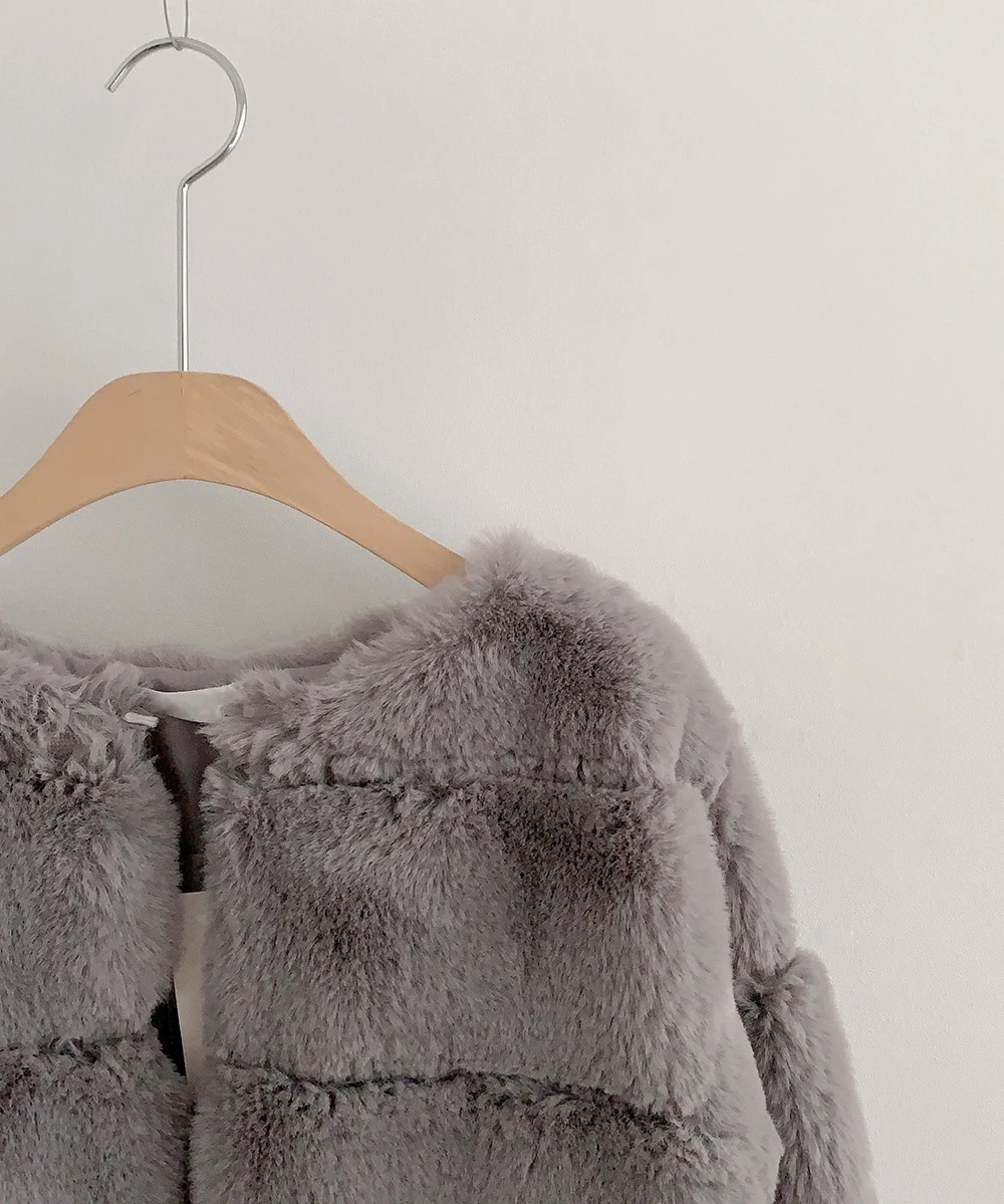 エコファーノーカラージャケット | 詳細画像38