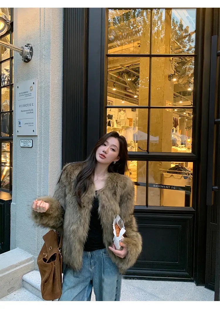 エコファーノーカラージャケット | 詳細画像3