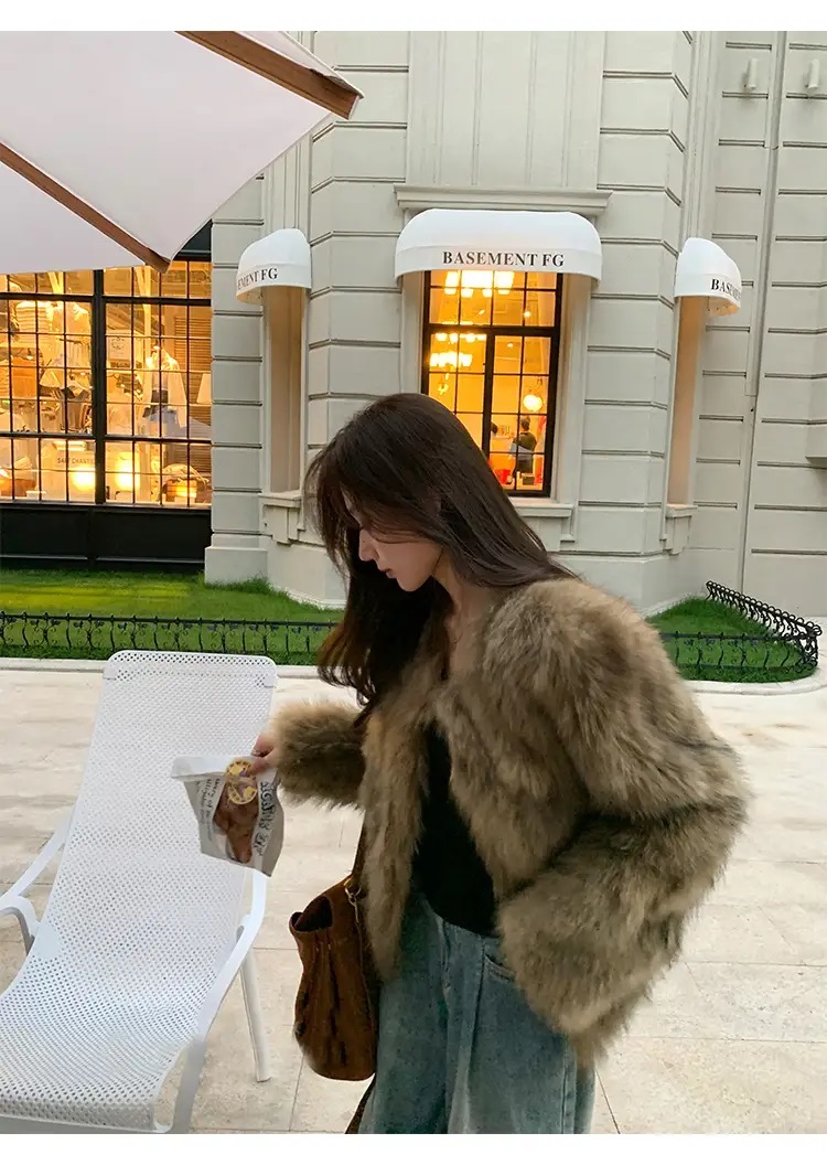 エコファーノーカラージャケット | 詳細画像5