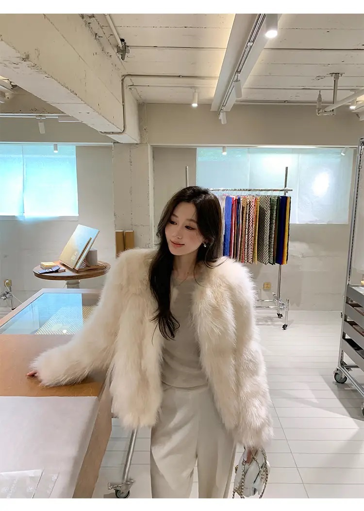 エコファーノーカラージャケット | 詳細画像13