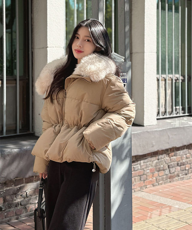 ファーセットウェルロンジップアップドローストリングポケット長袖