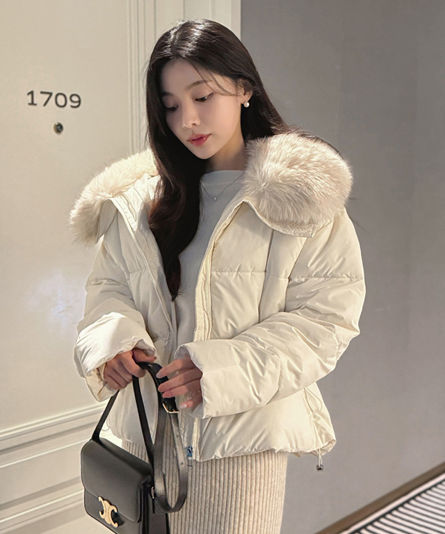 ファーセットウェルロンジップアップドローストリングポケット長袖