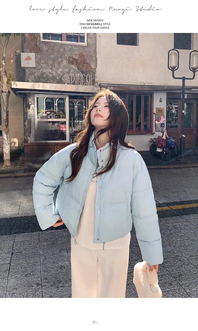 中綿ジップアップハイネックショートジャンパー | 詳細画像3