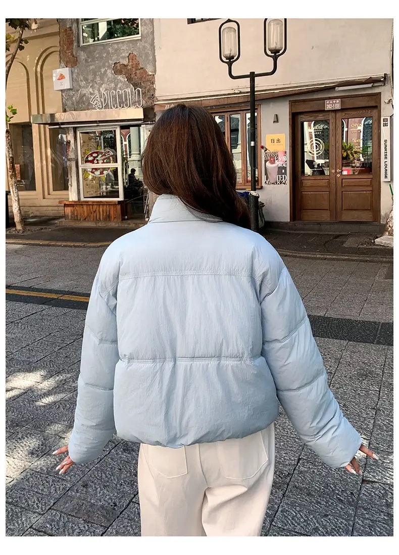 中綿ジップアップハイネックショートジャンパー | 詳細画像4