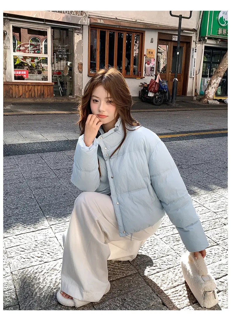 中綿ジップアップハイネックショートジャンパー | 詳細画像5