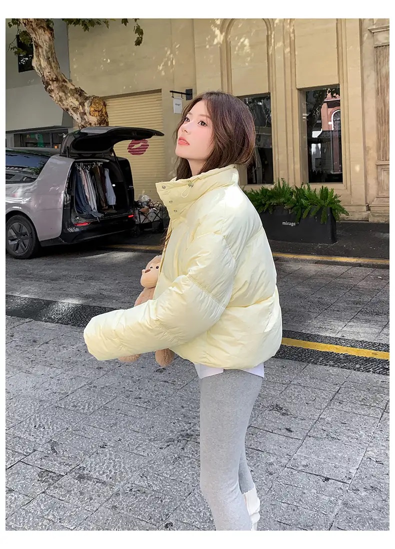 中綿ジップアップハイネックショートジャンパー | 詳細画像13