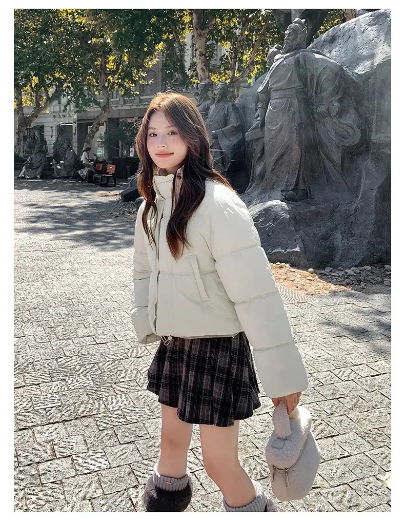 中綿ジップアップハイネックショートジャンパー | 詳細画像15