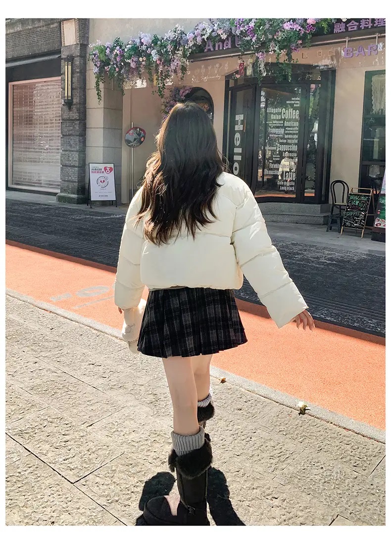 中綿ジップアップハイネックショートジャンパー | 詳細画像17