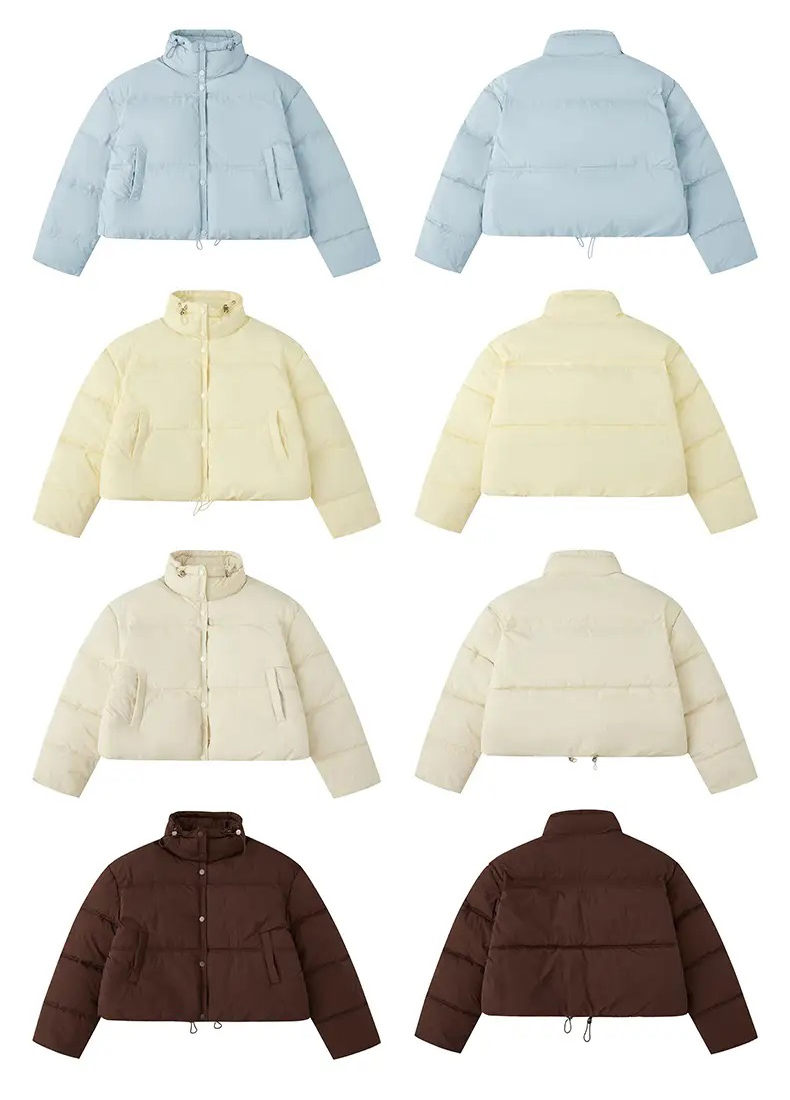 中綿ジップアップハイネックショートジャンパー | 詳細画像18