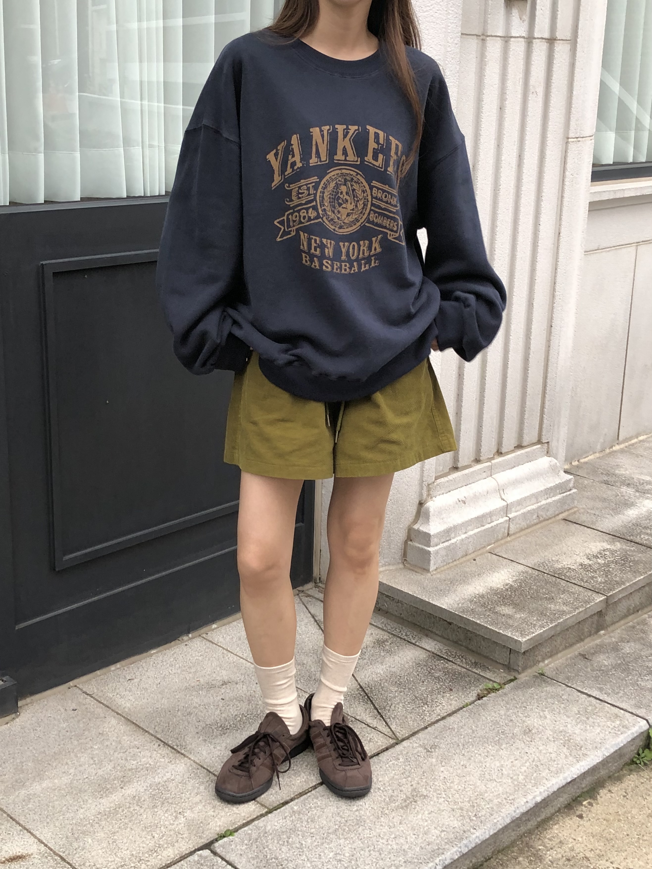 裏起毛ルーズ長袖ロゴスウェット | 詳細画像6