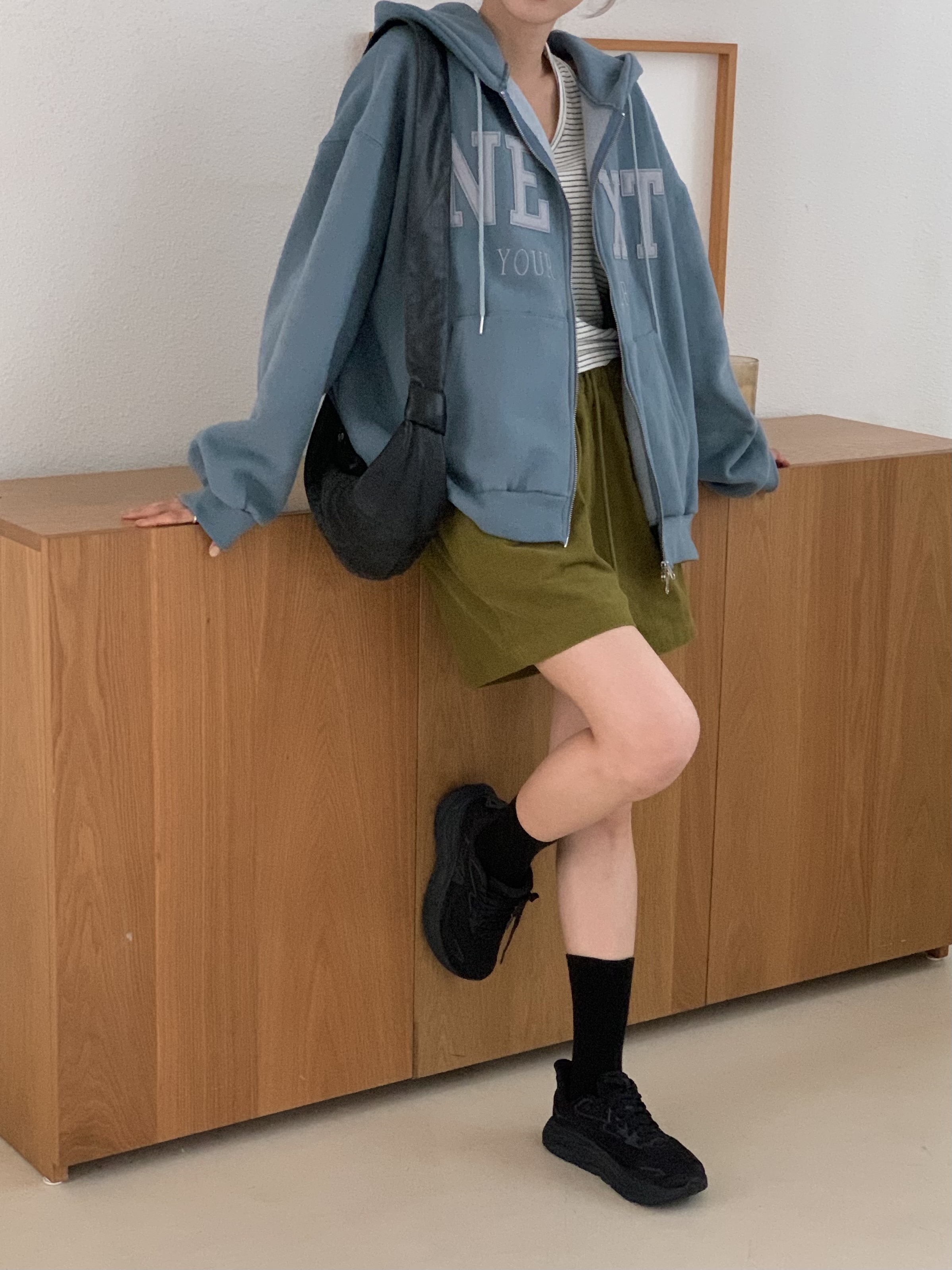 ベロアコットンウエストゴムショートパンツ | 詳細画像9