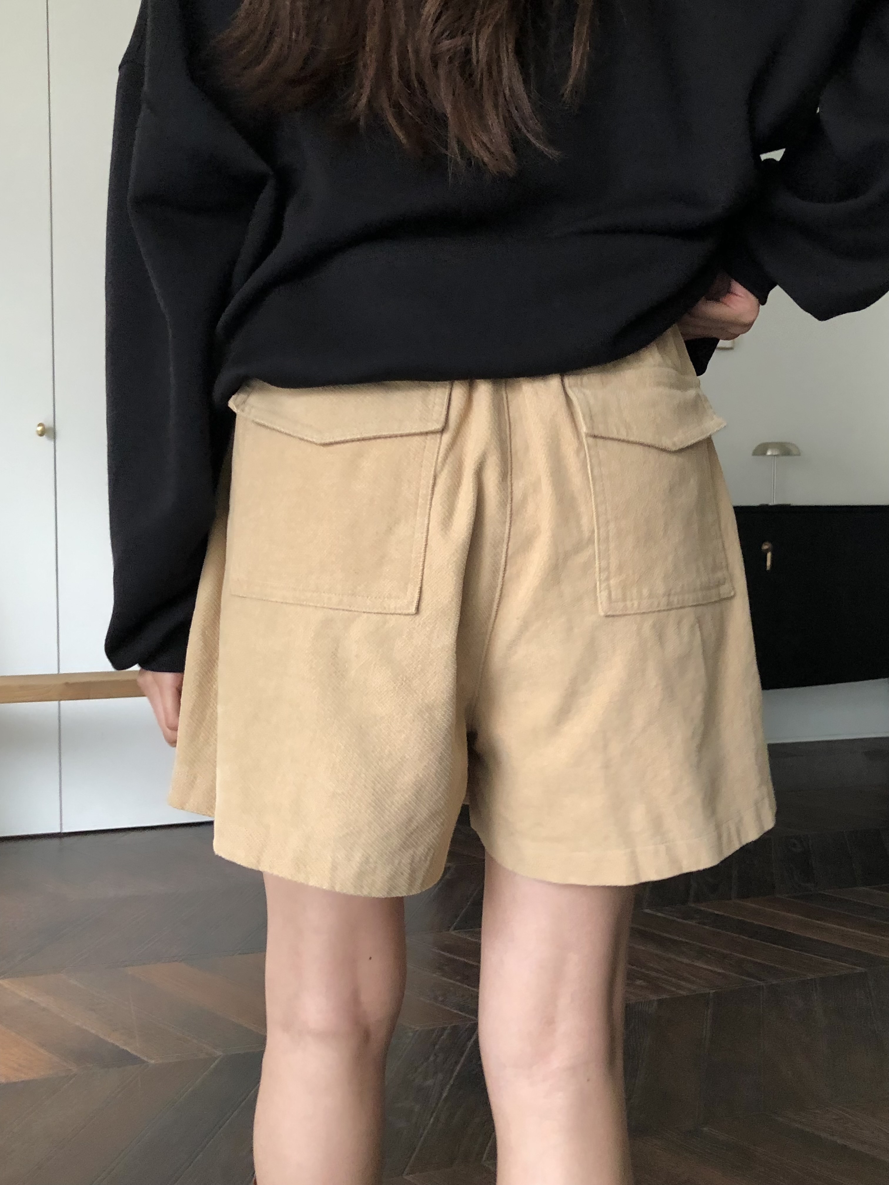 ベロアコットンウエストゴムショートパンツ | 詳細画像14