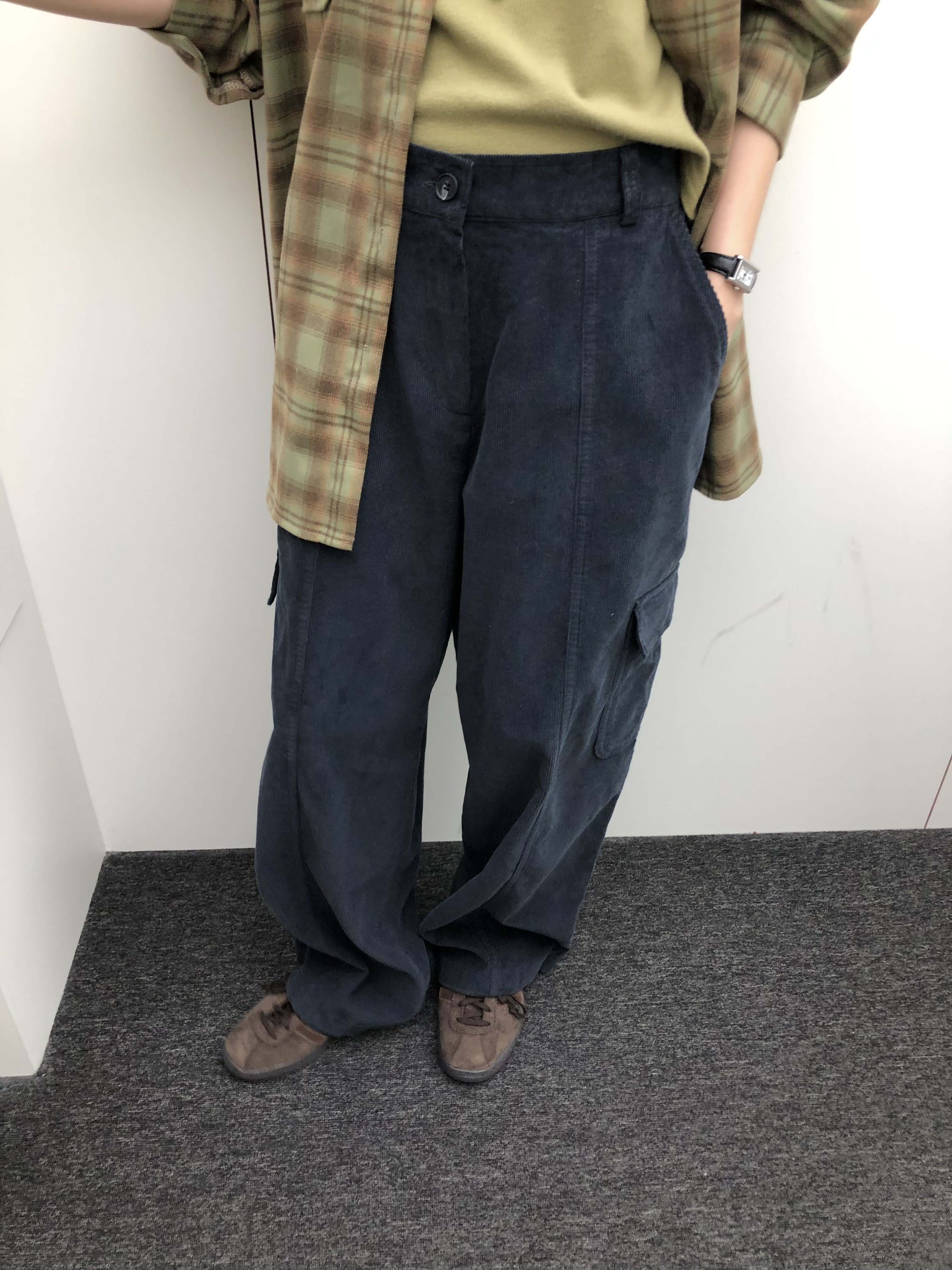 コーデュロイポケットバックゴムワイドパンツ | 詳細画像5