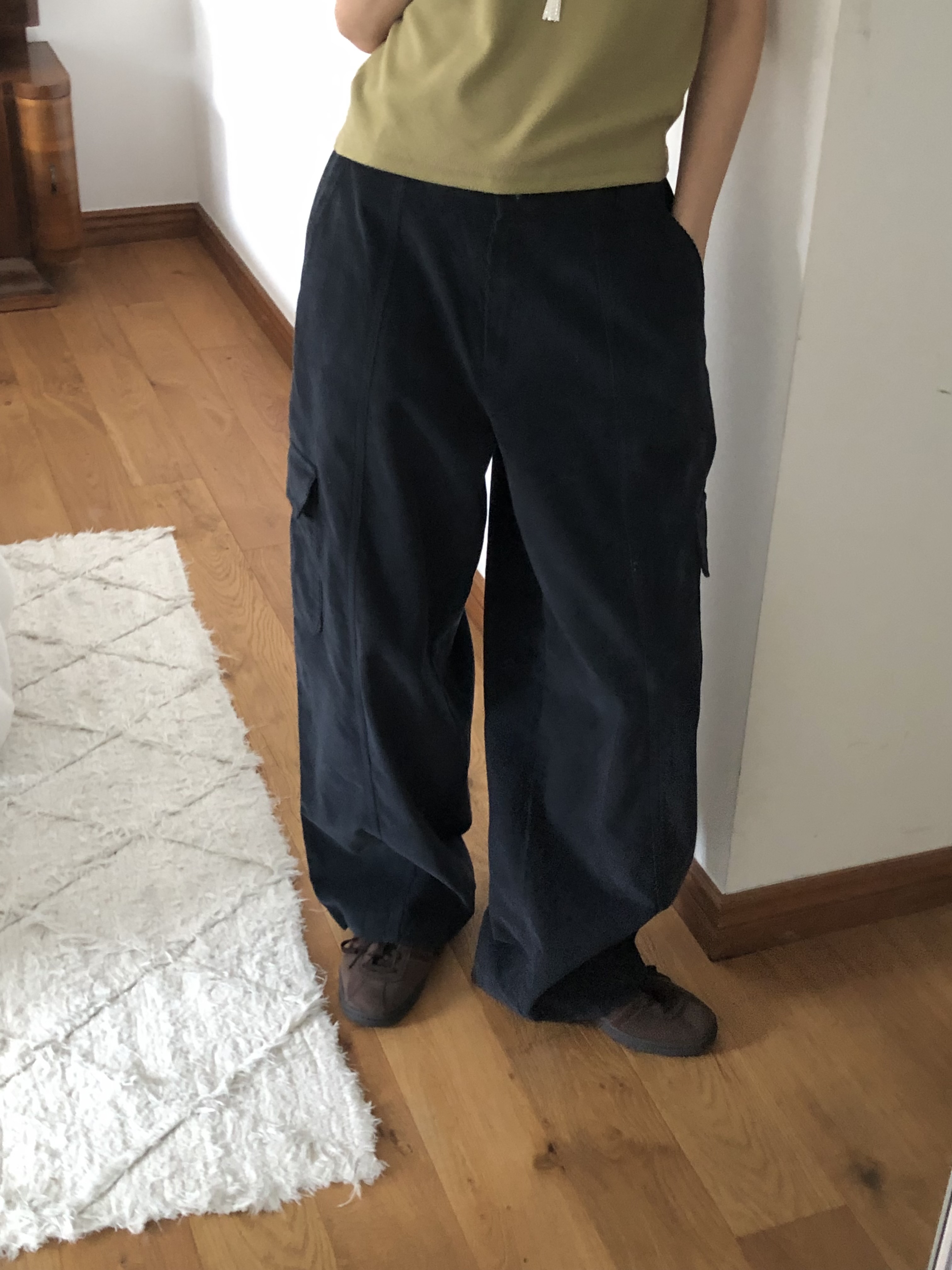 コーデュロイポケットバックゴムワイドパンツ | 詳細画像13