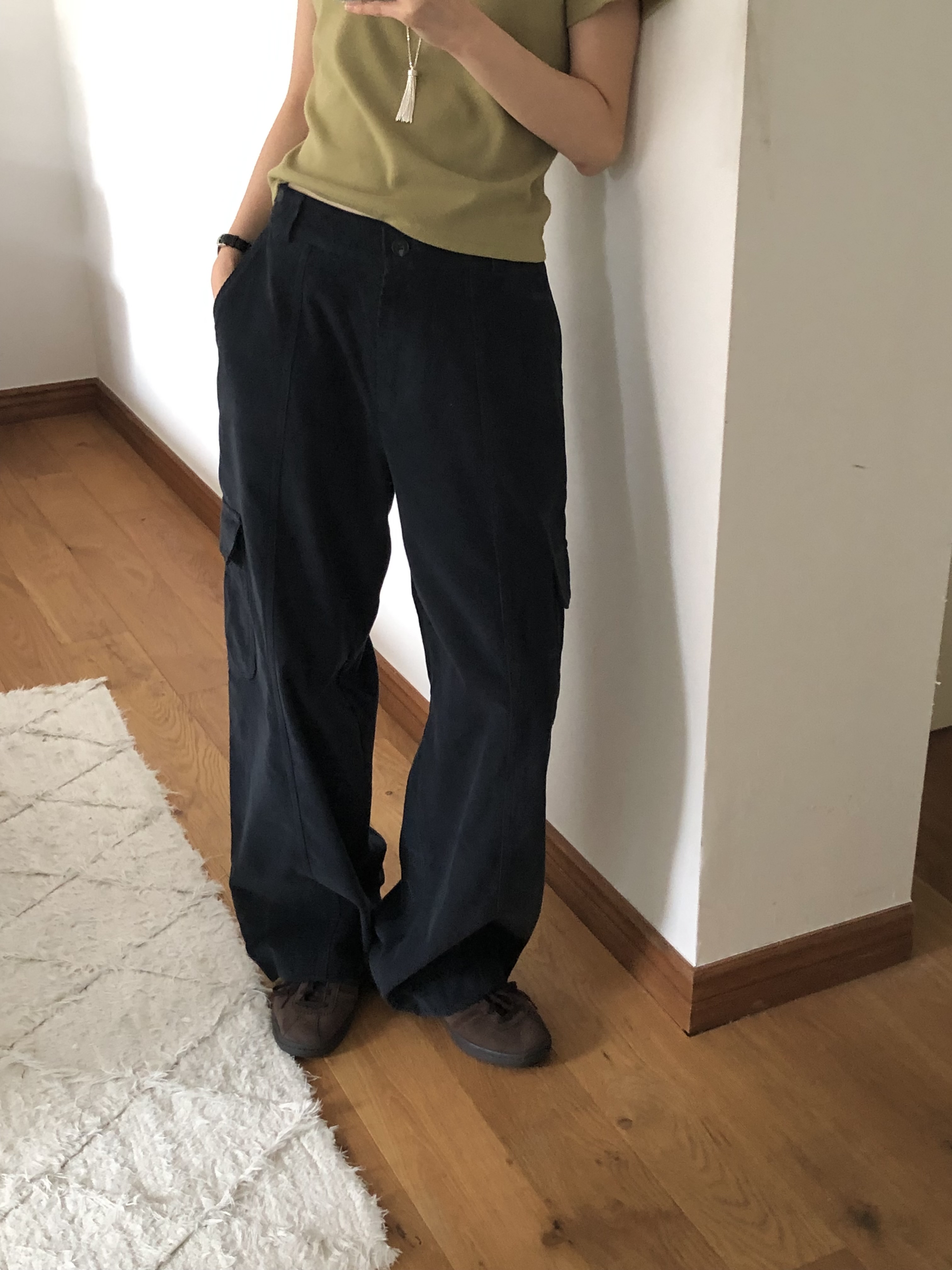 コーデュロイポケットバックゴムワイドパンツ | 詳細画像14