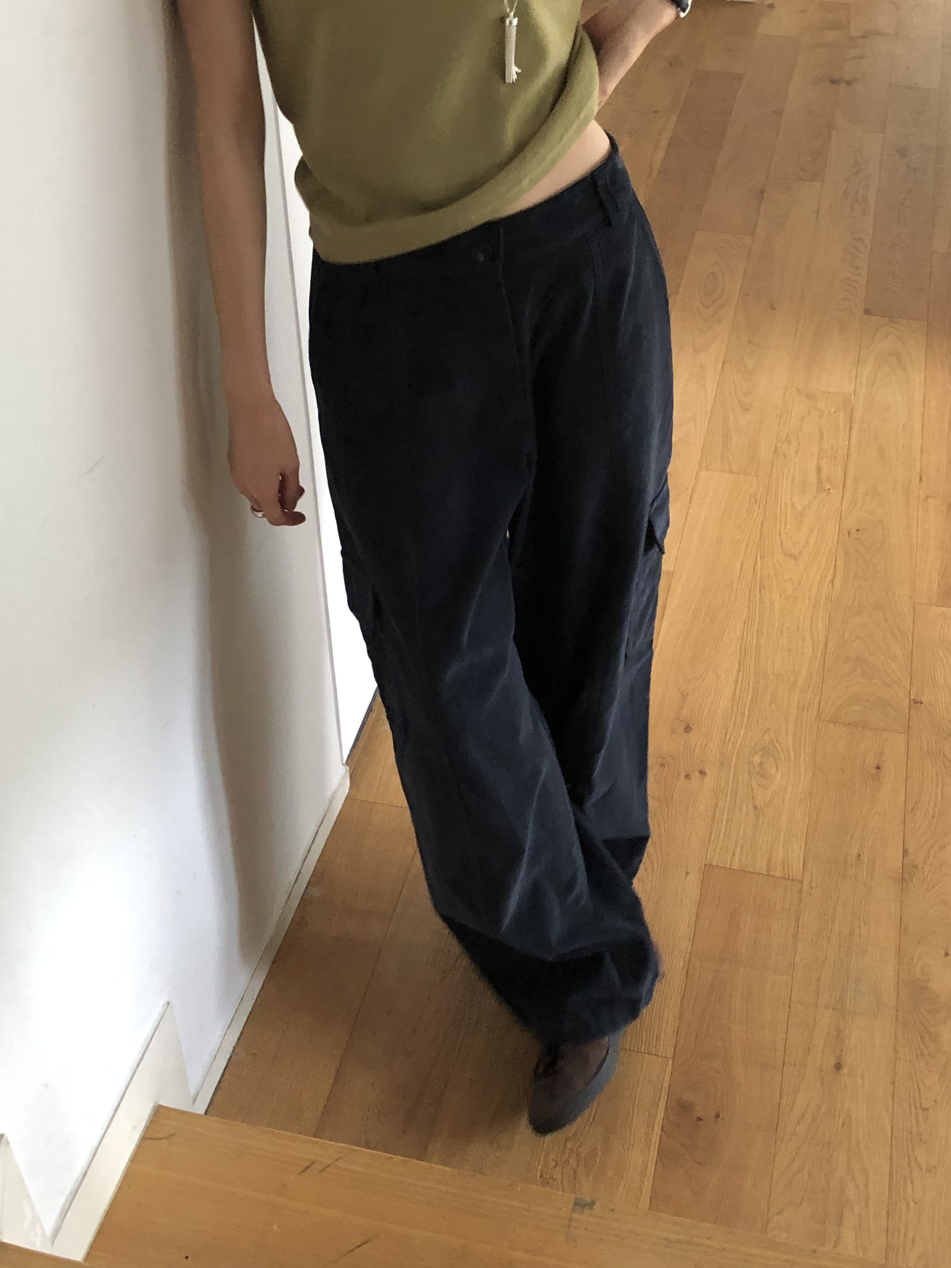 コーデュロイポケットバックゴムワイドパンツ | 詳細画像15