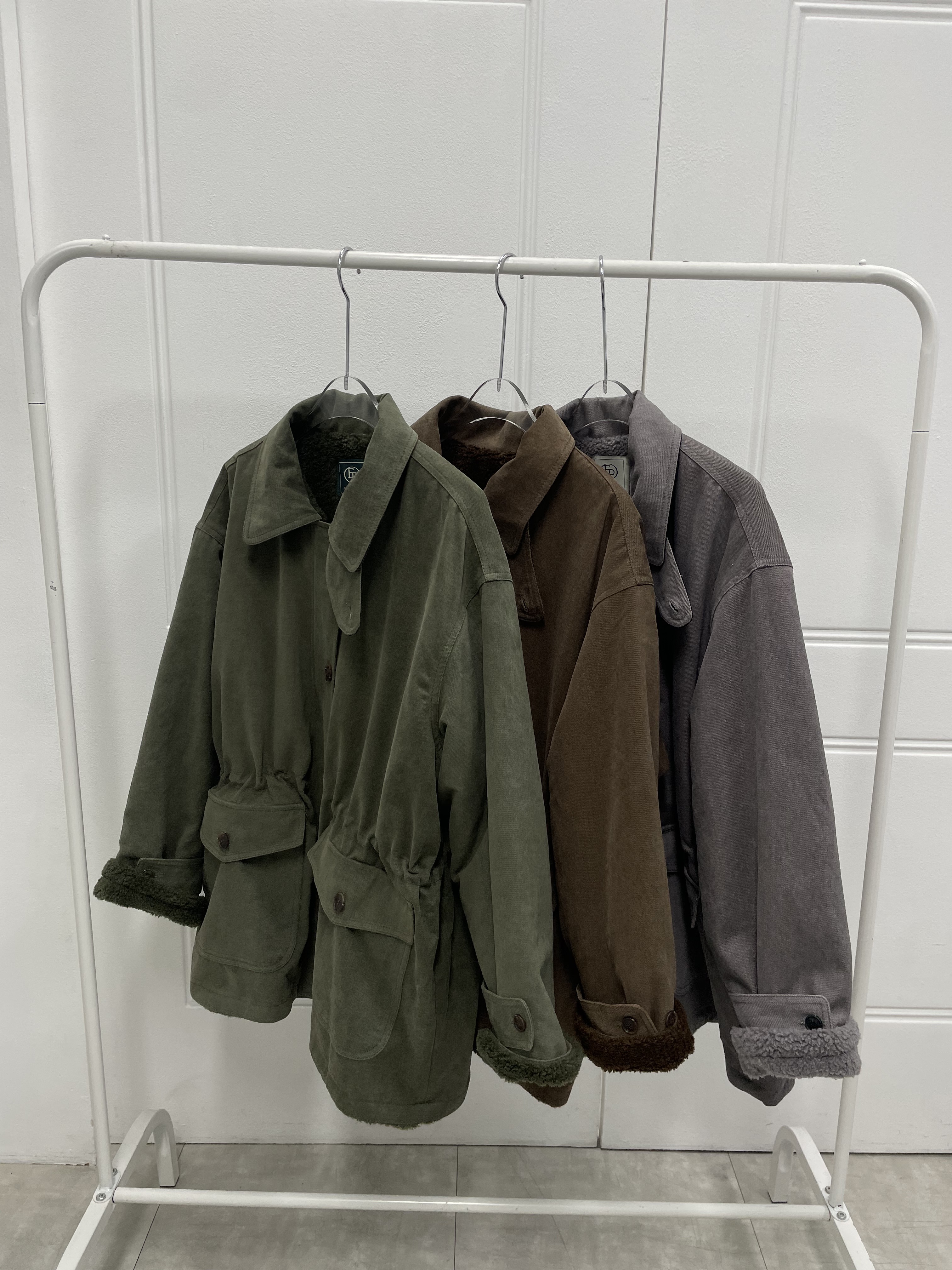 ドローストリングポケットルーズ長袖ジャンパー | 詳細画像15