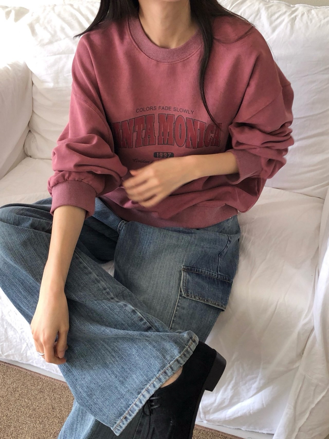 ウォッシングポケットアジャストカーゴワイドデニムパンツ | 詳細画像3