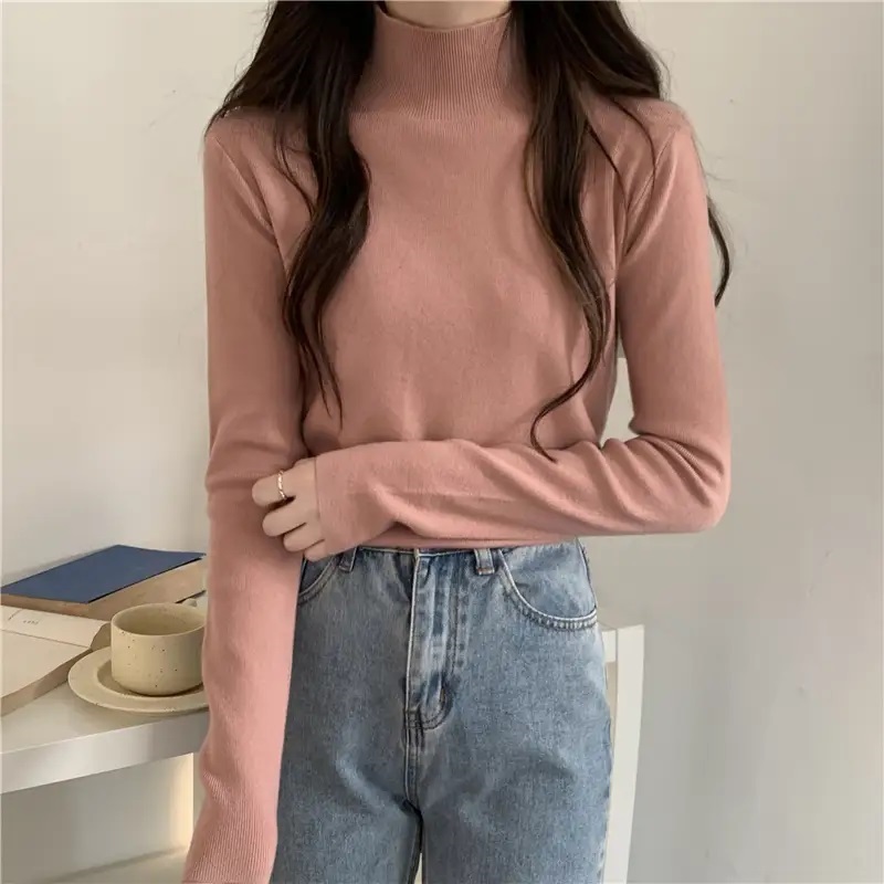 ハーフネックベーシックニット | 詳細画像2