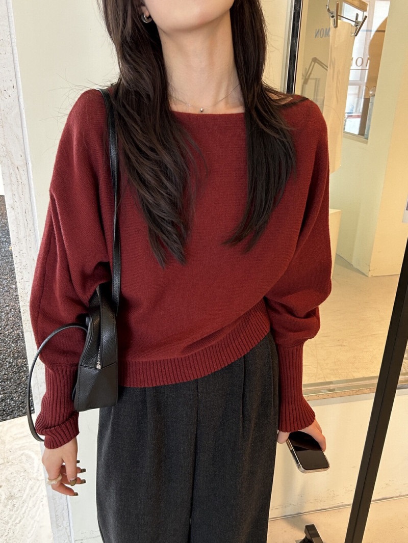 オフショルダールーズニット | 詳細画像11