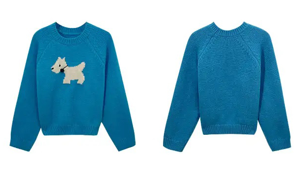 ラウンドネックラグラン配色ニット | 詳細画像16