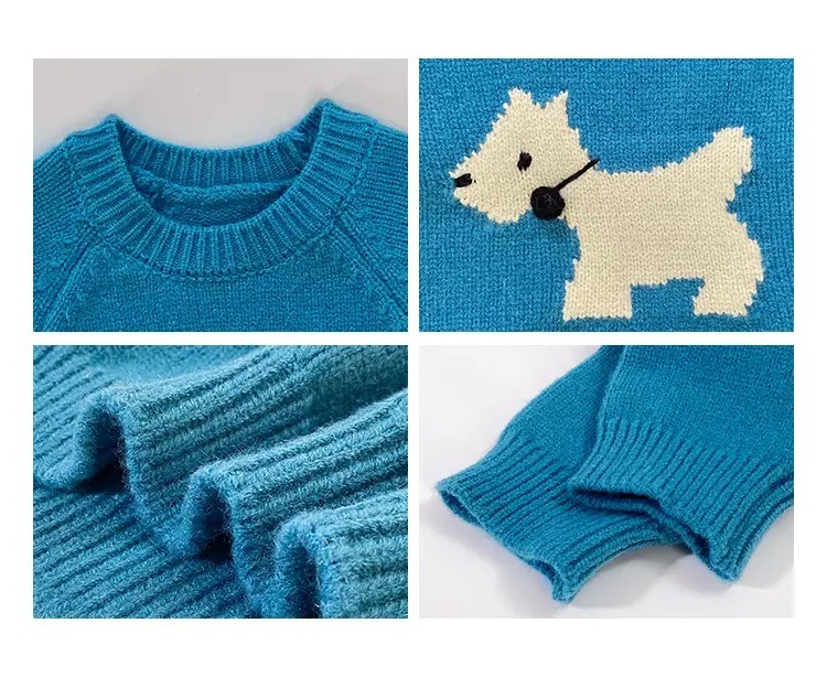 ラウンドネックラグラン配色ニット | 詳細画像17