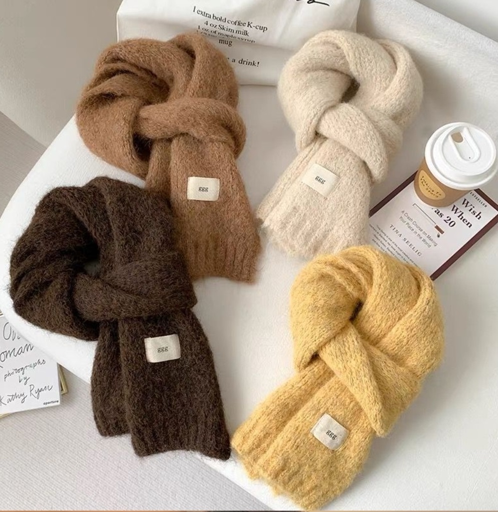 ニットラベルカラーマフラー | 詳細画像6