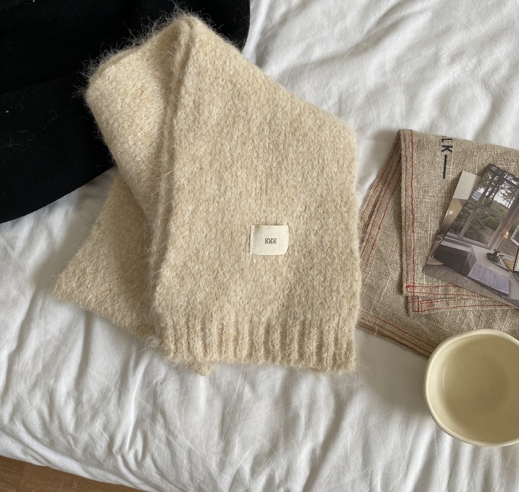 ニットラベルカラーマフラー | 詳細画像12