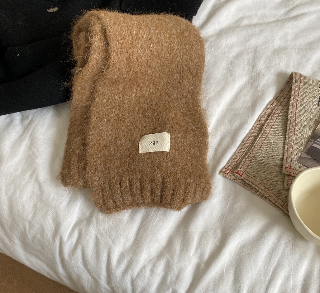 ニットラベルカラーマフラー | 詳細画像17