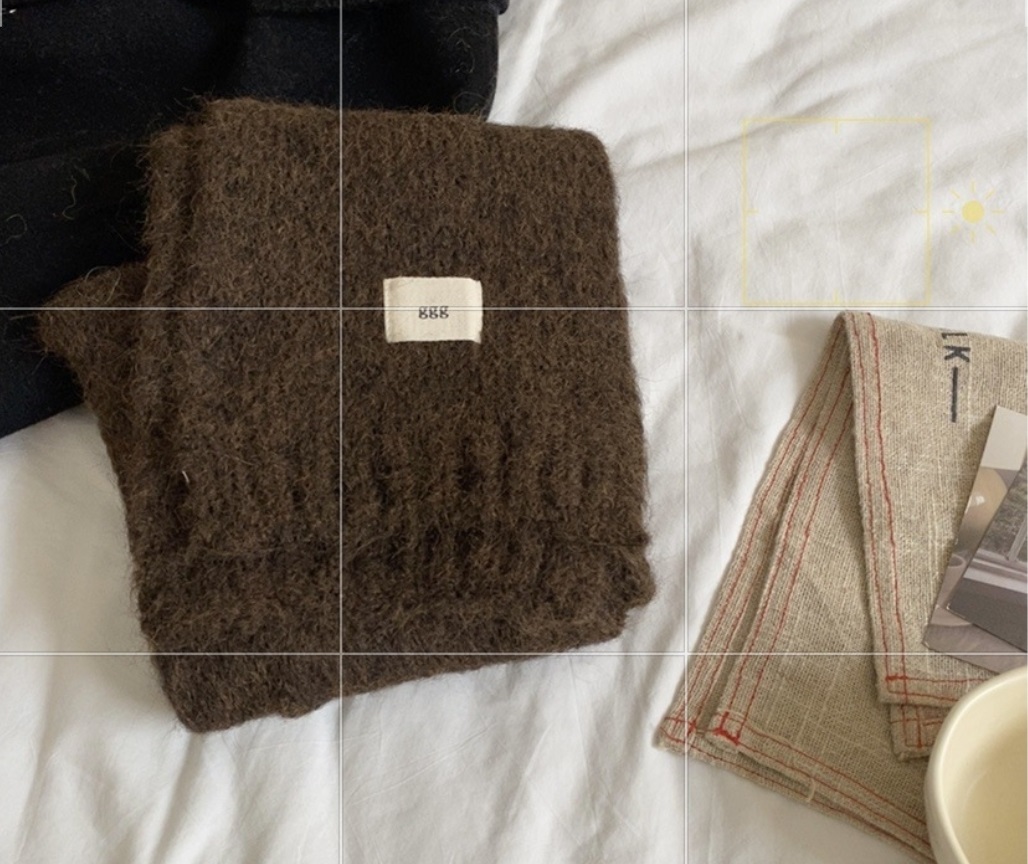 ニットラベルカラーマフラー | 詳細画像18