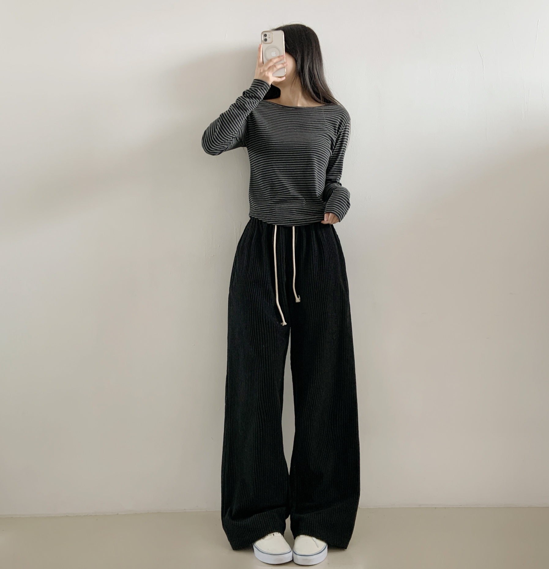 コーデュロイウエストゴムワイドカラーパンツ | 詳細画像14