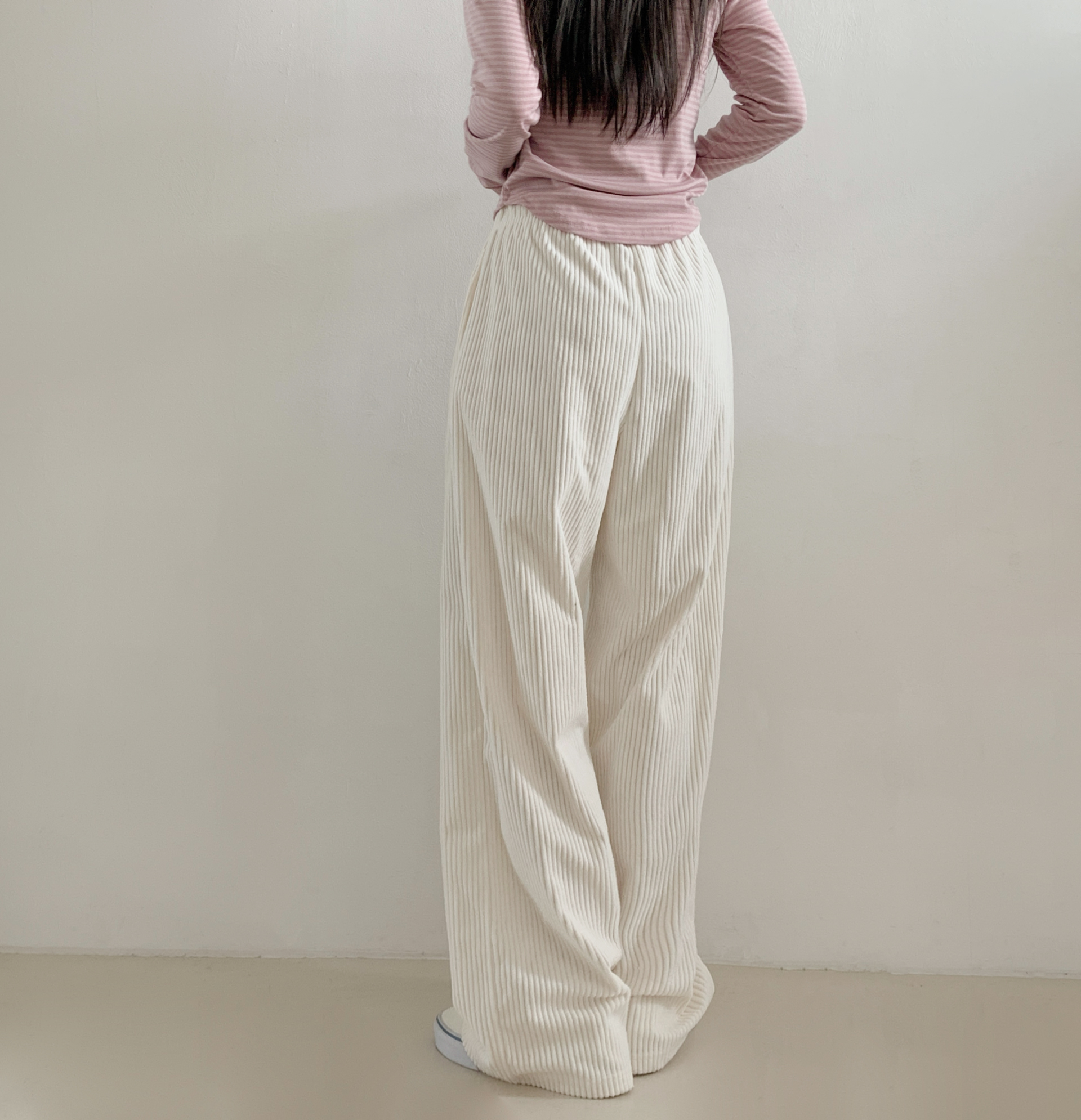 コーデュロイウエストゴムワイドカラーパンツ | 詳細画像13