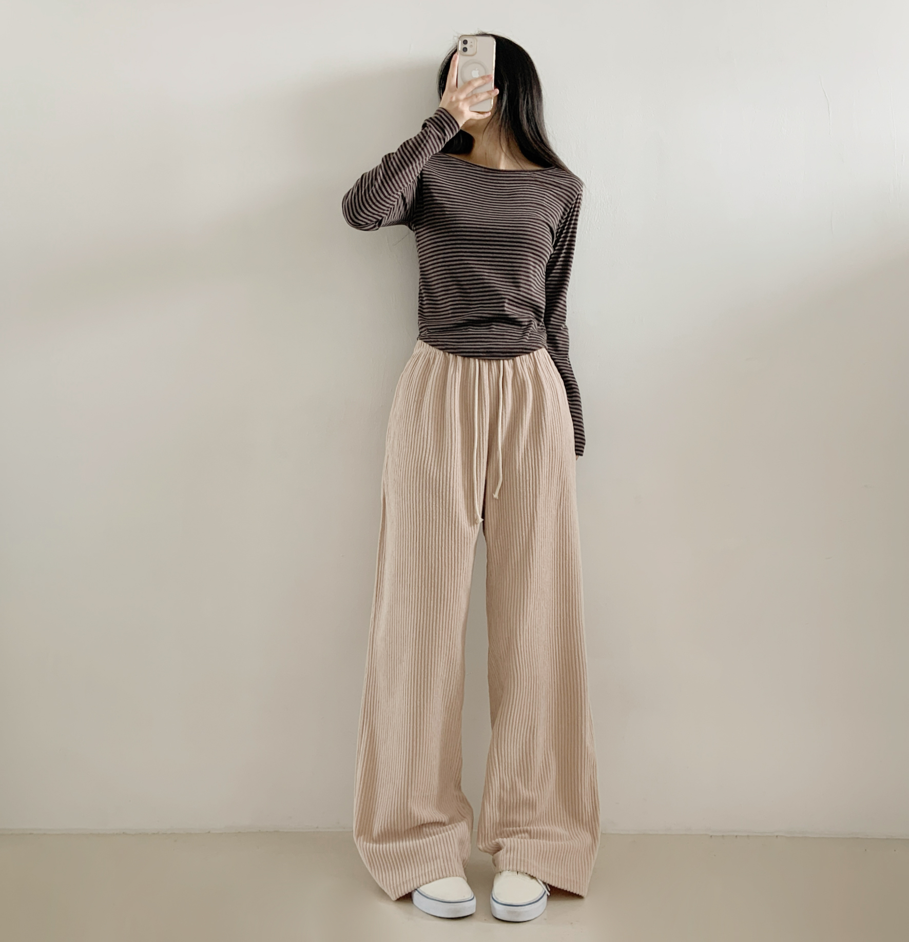 コーデュロイウエストゴムワイドカラーパンツ | 詳細画像19