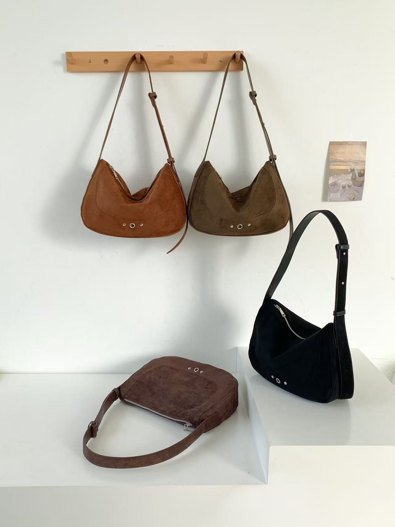 スエード調バックルカラートートバッグ | 詳細画像18