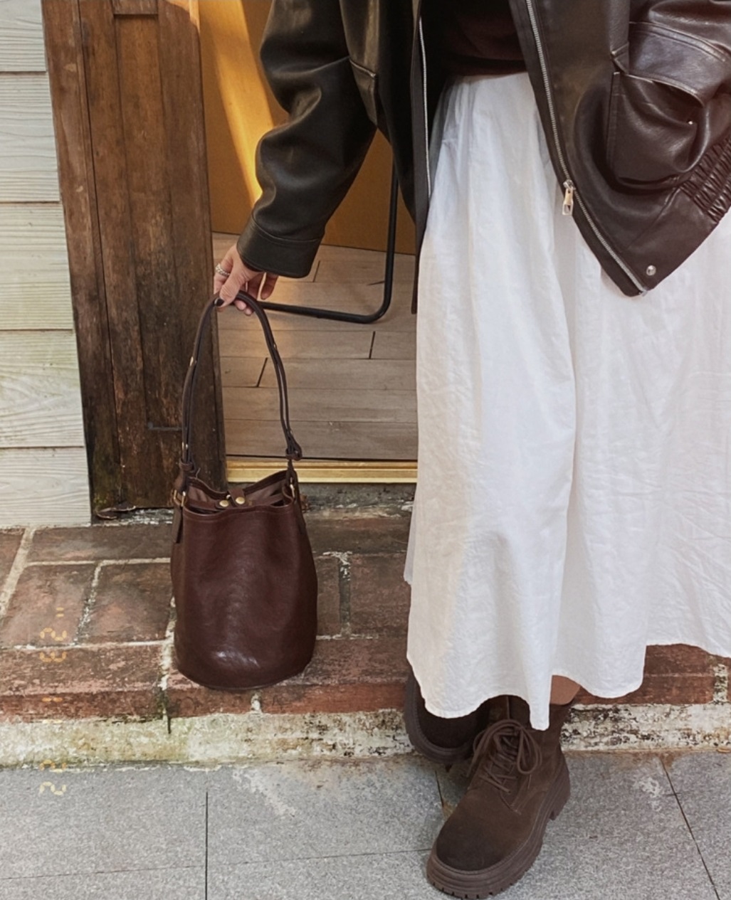 レザー調トートバッグ | 詳細画像5