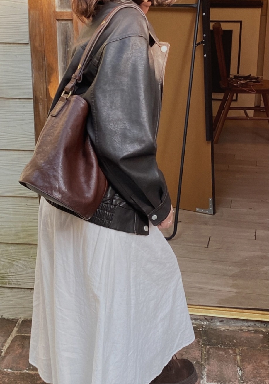 レザー調トートバッグ | 詳細画像6