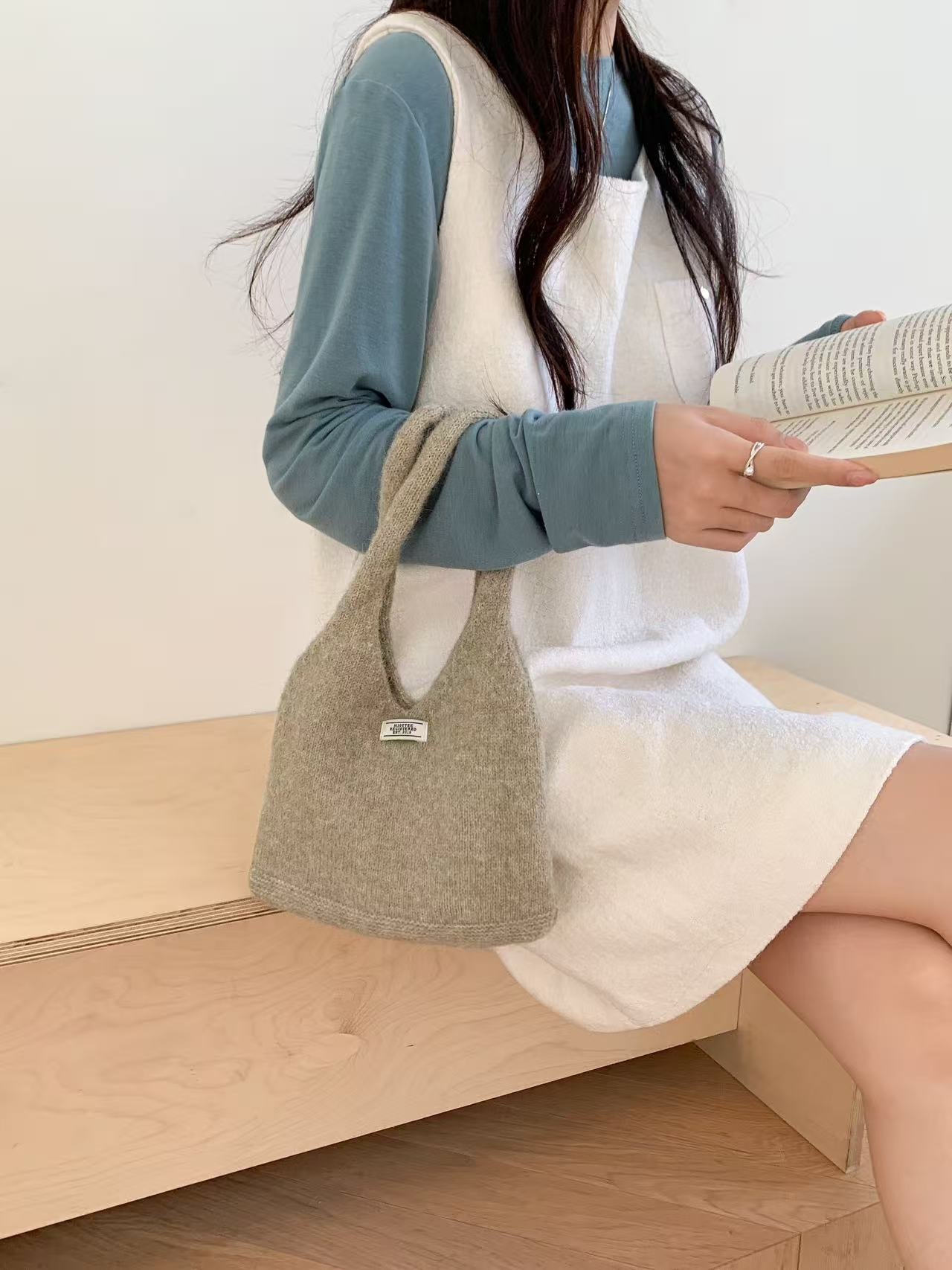 ニットラベルカラートートバッグ | 詳細画像2