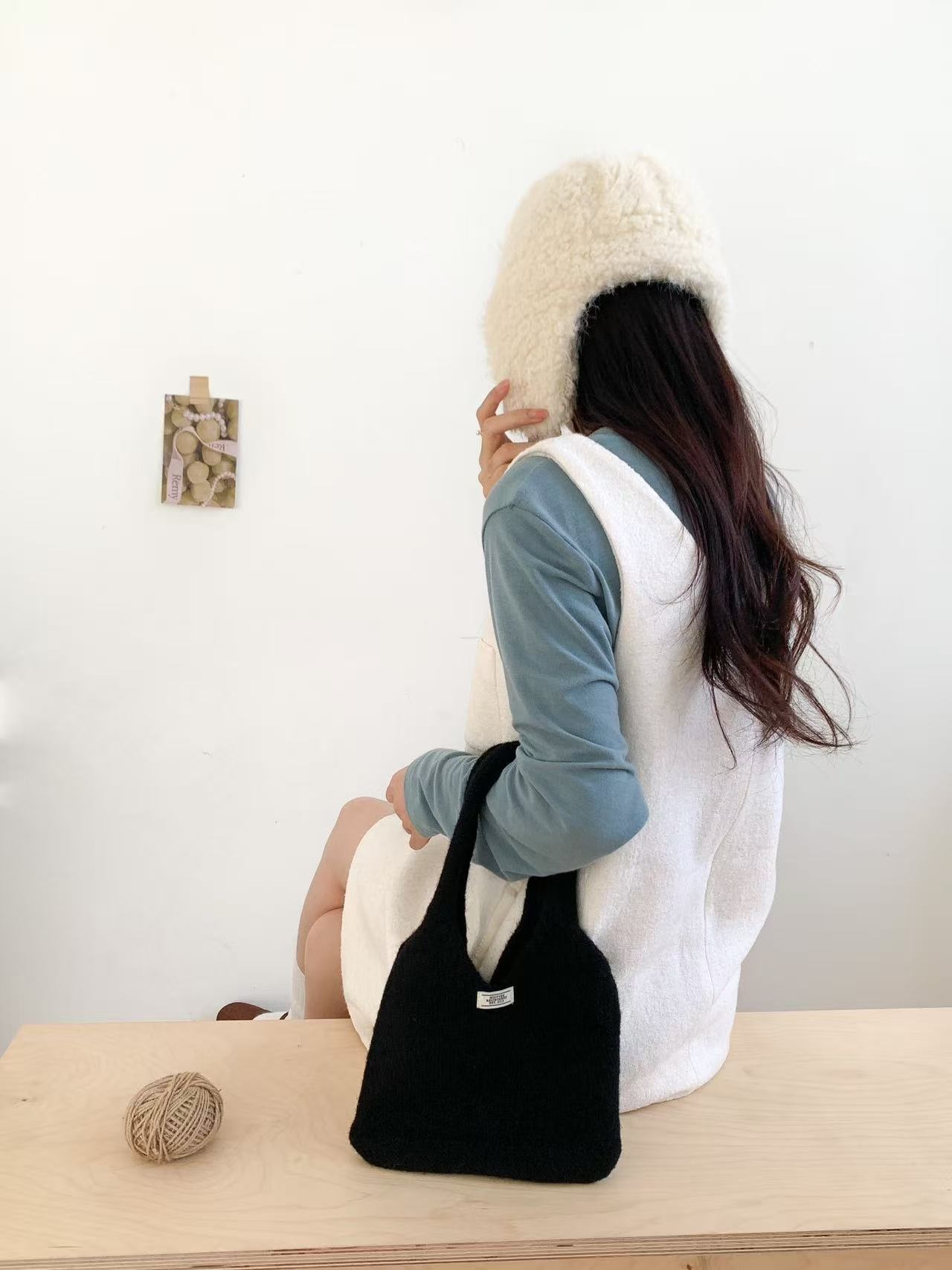 ニットラベルカラートートバッグ | 詳細画像3