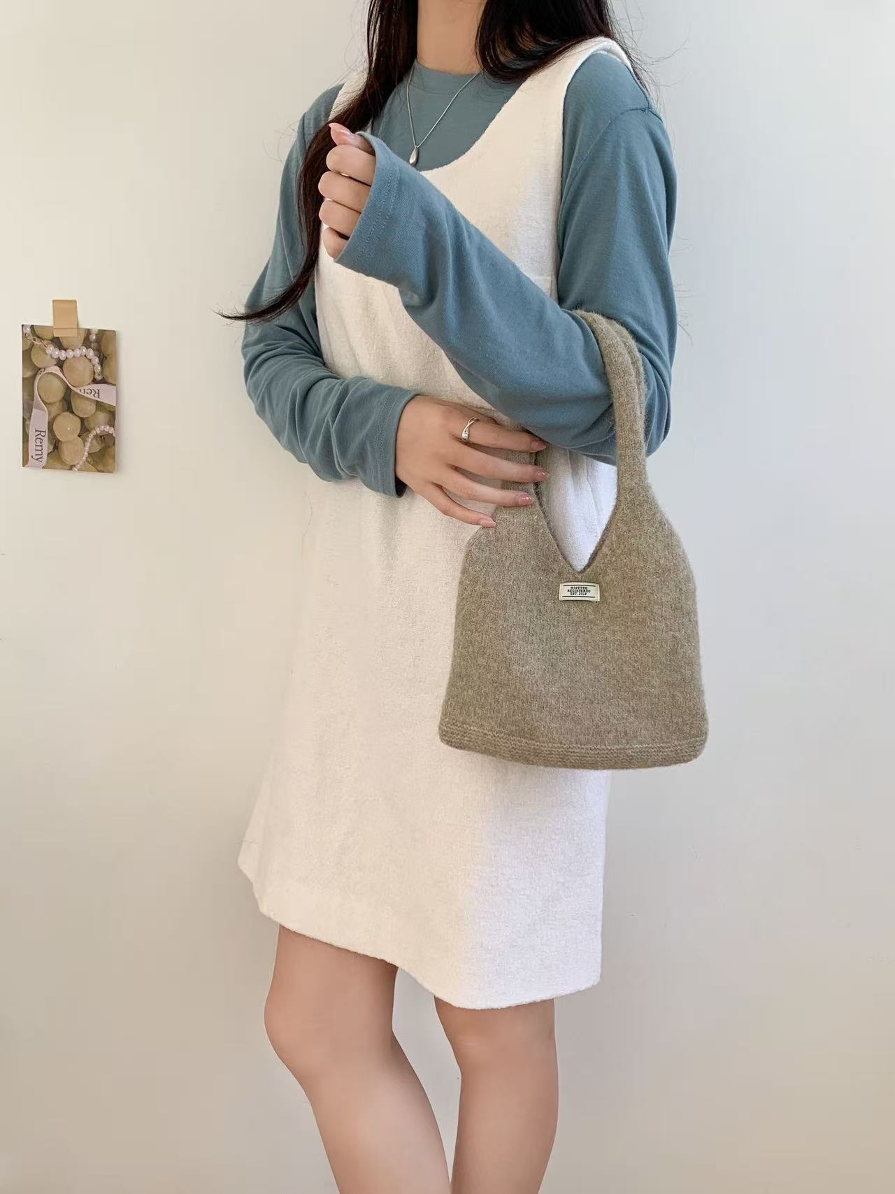 ニットラベルカラートートバッグ | 詳細画像5